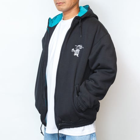gold school sweat hoodie jacket