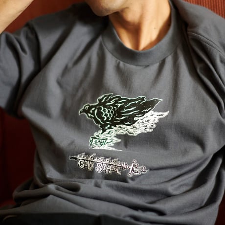 gold school raven t shirt