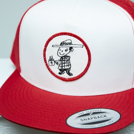 gold school icon mesh cap