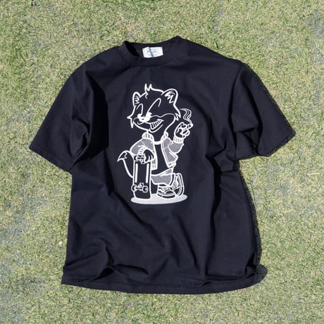 gold school weasel T shirt