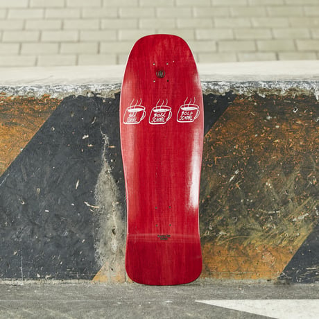 gold school skate board