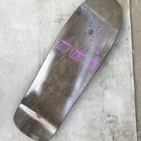 gold school skateboard stranger