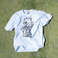 gold school weasel T shirt