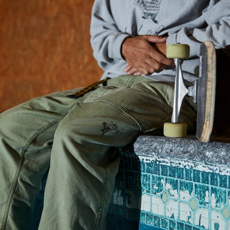 gold school military pants