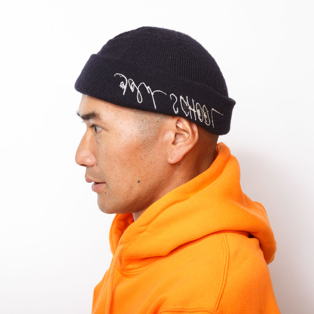 GOLDEN 1978 EMBROIDERY BEANIEビーニー gold school classic beanie | Gold school