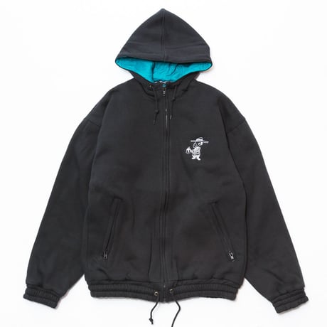 gold school sweat hoodie jacket