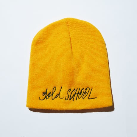 gold school classic beanie