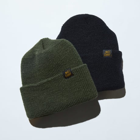 gold school GI beanie