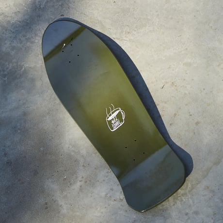 gold school skate board tiger