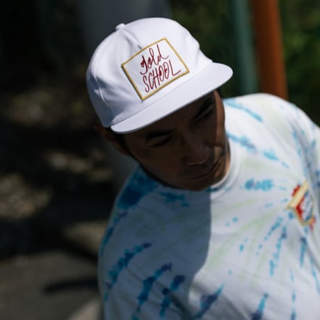 gold school twill cap