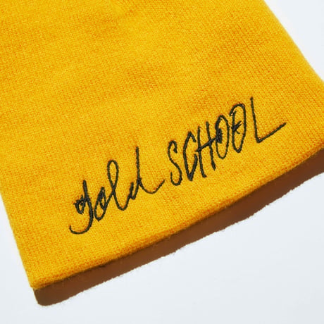 gold school classic beanie
