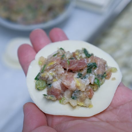 角切り豚肉の餃子_12ヶ