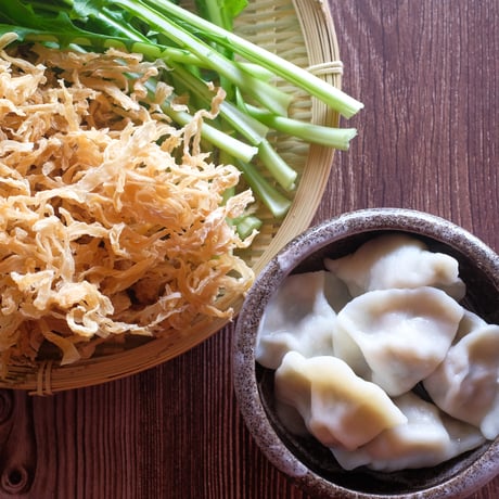 茹で干し大根と小松菜の水餃子_12ヶ（季節限定）