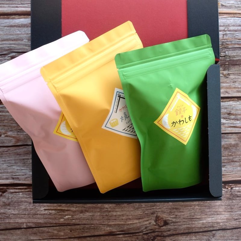 ギフト《中》セレクトBOX 3パック入り | 餃子のかわしも