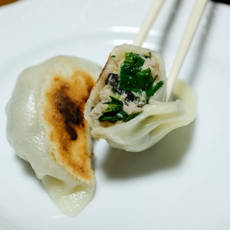 葉にんにくの焼き餃子_10ヶ（冬季限定）