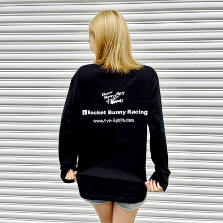 【長袖】Rocket Bunny × Kisa👌🖤コラボロングTシャツ