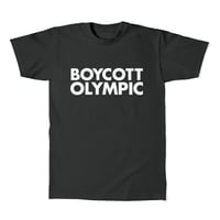 BOYCOTT OLYMPIC（黒Tシャツ）