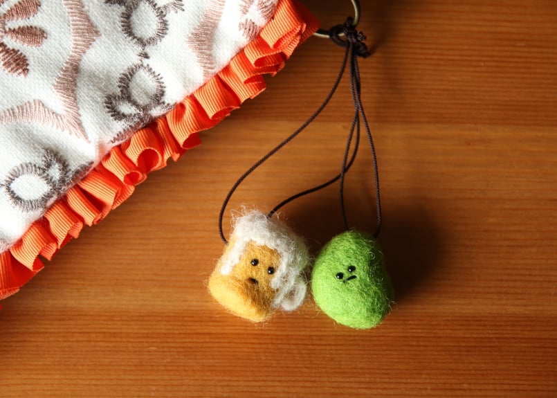 フェルトストラップ（そらまめ） | SOU shop