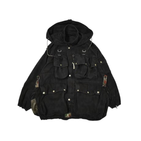 Vintage Swiss Army Over-Dyed Alpenflage Cargo Jacket