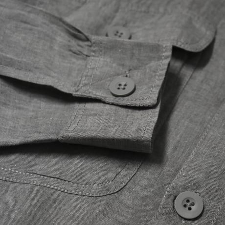 Flap Pocket Linen L/S Shirt