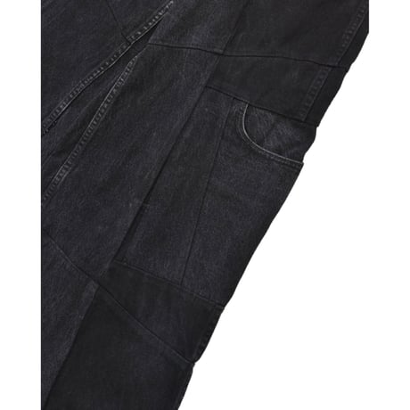 "Remake by VERS" Switching Flare Denim Pants