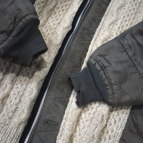 "Remake by VERS" Rebuild Military Wear – Aran Knit Docking Jacket