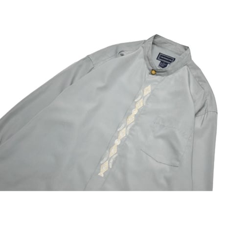 Vintage Embroidery Fly Front L/S Shirt
