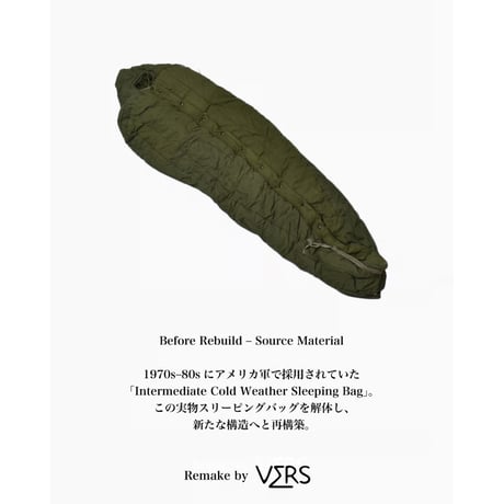 ”Remake by VERS” Rebuild ICW Military Jacket