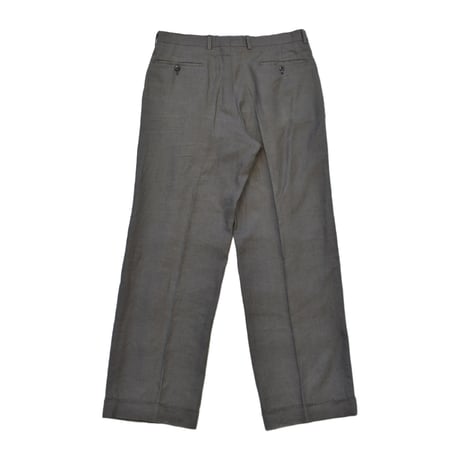 Vintage Charcoal Two Tuck Slacks