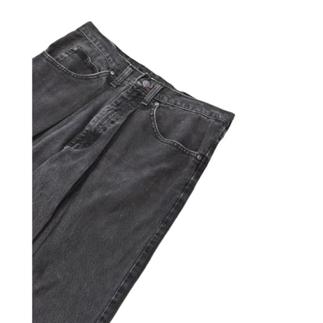 "Remake by VERS" Deep Tuck Flare Denim Pants