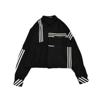 "Remake by VERS" Track Dress Shirt Jacket