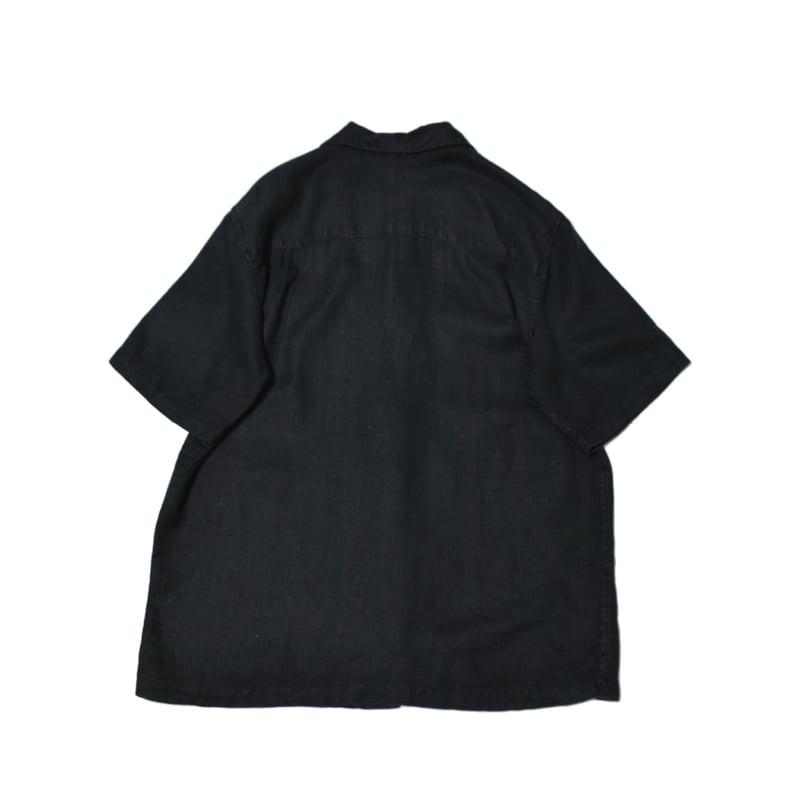 Open Collar Linen S/S Shirt | 水戸 古着屋 VERS｜リメイク＆