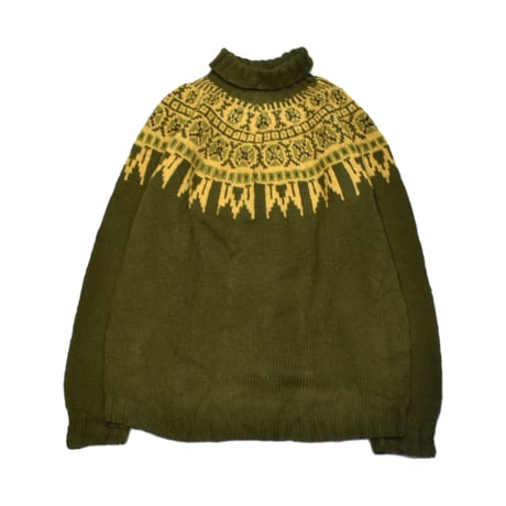 EURO Vintage Nordic Wool Turtleneck Sweater