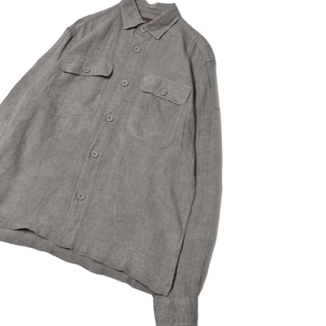 Flap Pocket Linen L/S Shirt