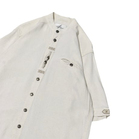 EURO Vintage Tyrolean Stand Collar L/S Shirt