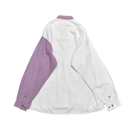 Vintage Embroidery Stand Collar L/S Shirt