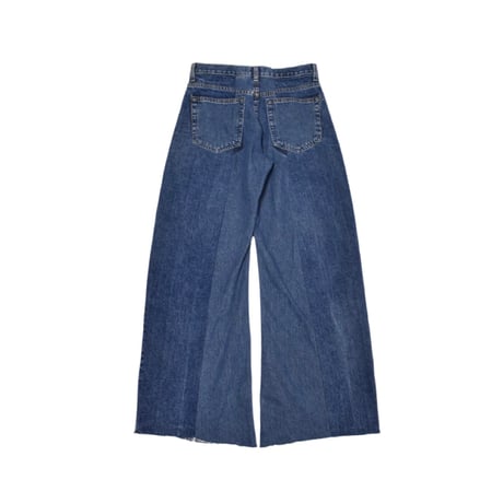 "Remake by VERS" German Military Patch Flare Denim Pants
