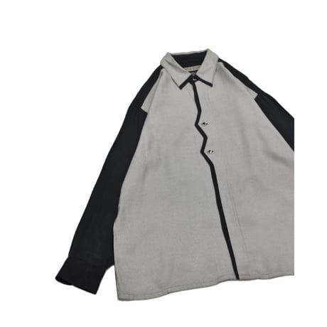 Wave Line Panel L/S Shirt