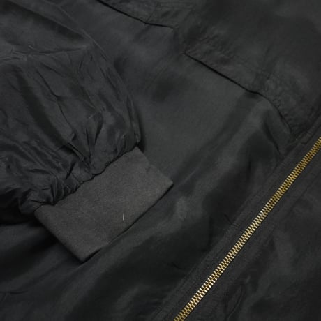 Vintage Silk Bomber Jacket
