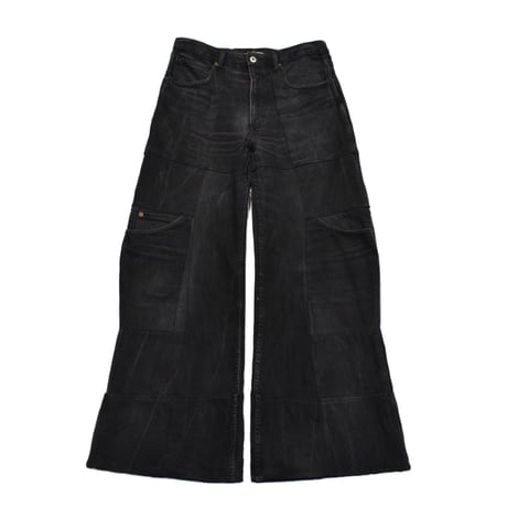 ”Remake by VERS" Switching Flare Denim Pants