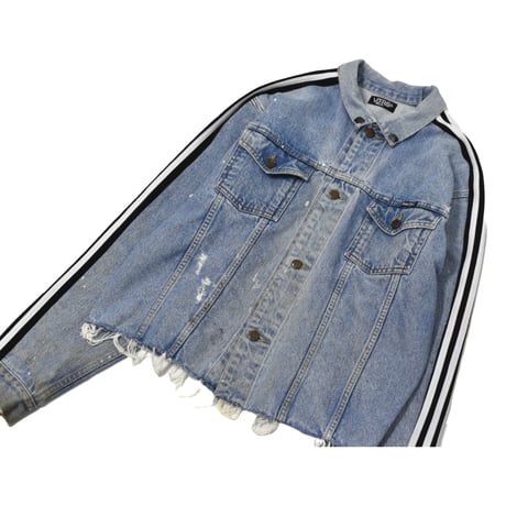 VERS Remake Side Stripe Denim Jacket & Pants [SET-UP]