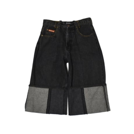 "Remake by VERS" Turn-Up Switching Denim Pants