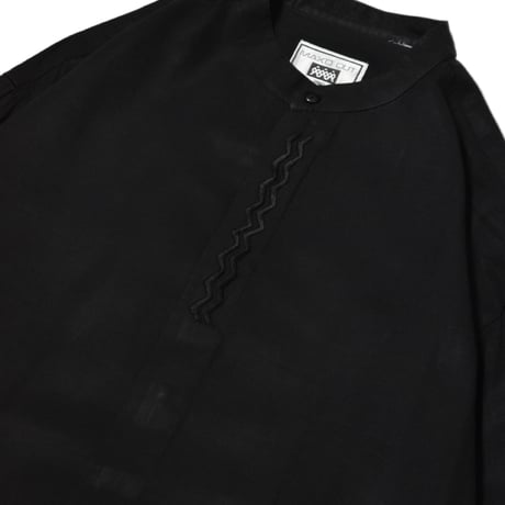 Fly Front Embroidery L/S Shirt