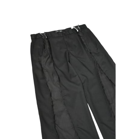 “Remake by VERS” Noir Flow Flare Slacks