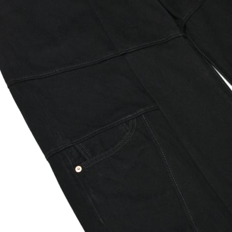"Remake by VERS" Switching Flare Denim Pants