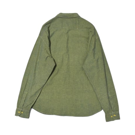 Vintage Olive Utility L/S Shirt