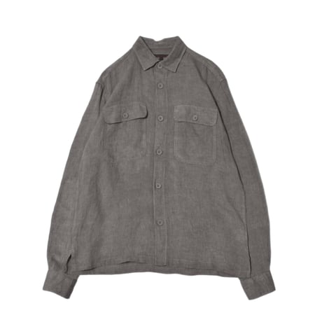 Flap Pocket Linen L/S Shirt