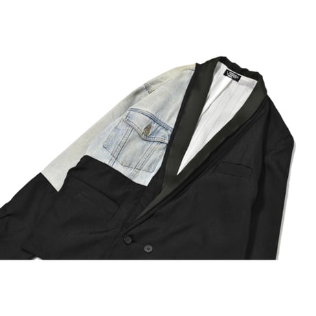 "Remake by VERS" Denim Docking Tailored Jacket
