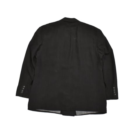 EURO Vintage Silk Double Breasted Tailored SET UP -Black-
