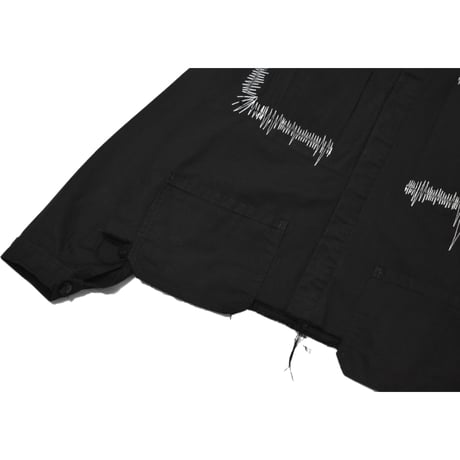 "Remake by VERS" Irregular Embroidery French Work Jacket